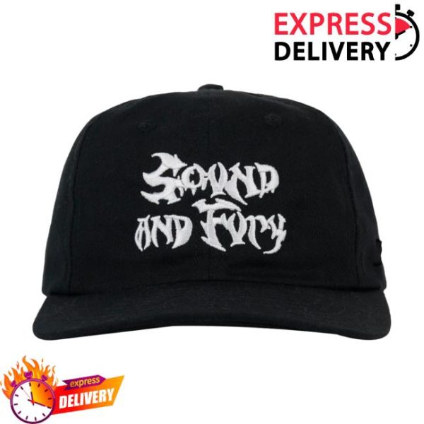 Wearebraindead Store Merch Sound & Fury 2025 6 Panel Black Hat