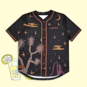 Lszee Music Store Merch Lszee Joshua Tree Baseball Jersey
