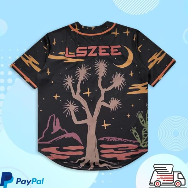 Lszee Music Store Merch Lszee Joshua Tree Baseball Jersey