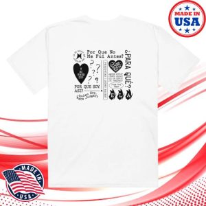 Universal Music Store Merch Preguntas A Las 11:11 Tracklist White Tee
