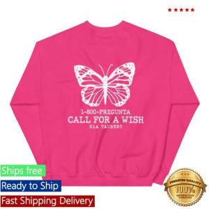 Universal Music Store Merch Call For A Wish Pink Crewneck