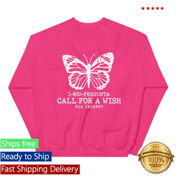 Universal Music Store Merch Call For A Wish Pink Crewneck
