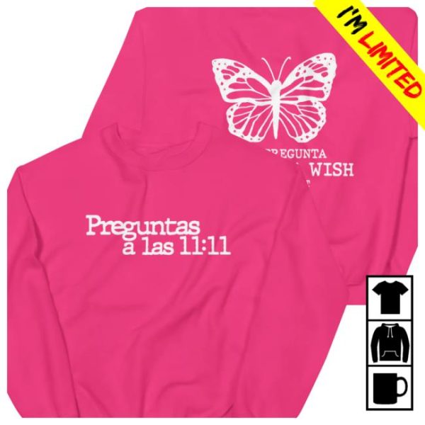 Universal Music Store Merch Call For A Wish Pink Crewneck