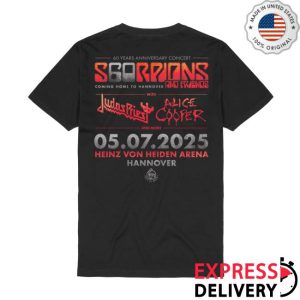 Scorpions Store Merch Coming Home To Hannover 2025 Shirt