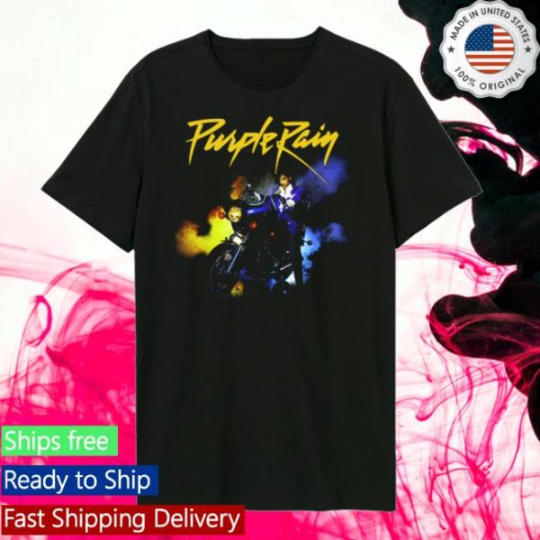 Amplified Clothing Store Merch Prince Purple Rain Motorcycle Shirt
