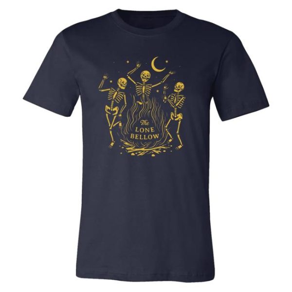 Thelonebellow Store Merch Unisex Skeleton Shirt