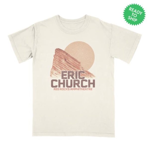 Eric Church Store Merch Red Rocks Event T-Shirt