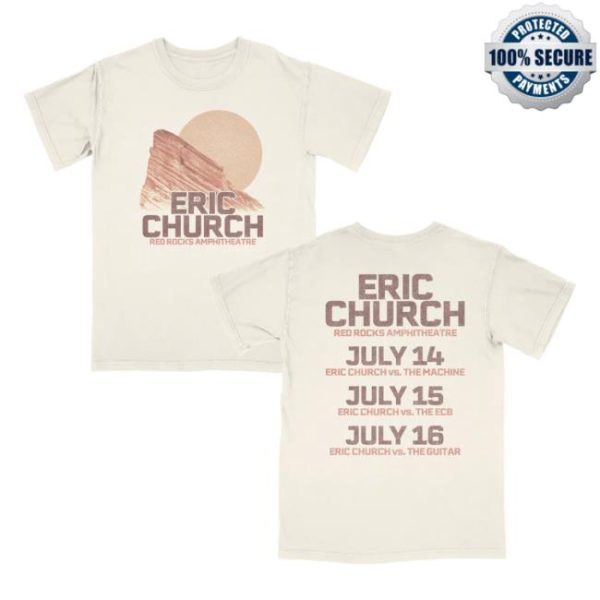 Eric Church Store Merch Red Rocks Event T-Shirt