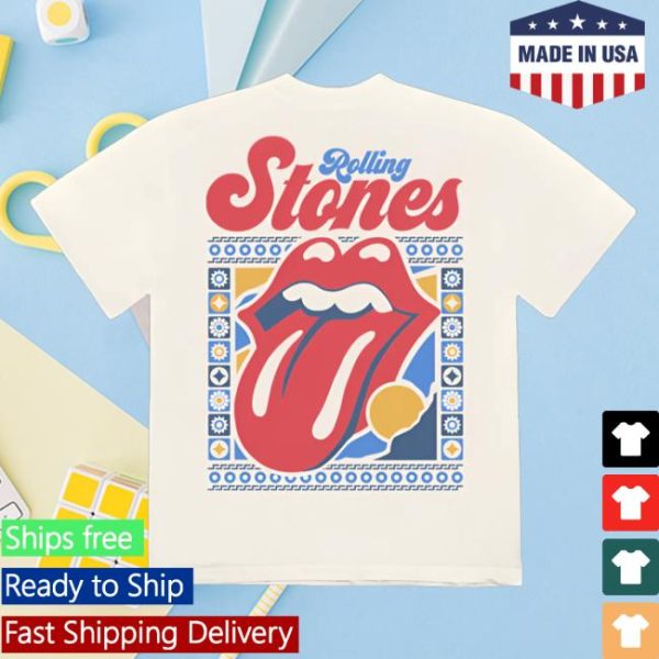 The Rolling Stones Shop Store Merch Beige Summer T-Shirt