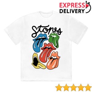 The Rolling Stones Shop Store Merch Multi Tongue T-Shirt