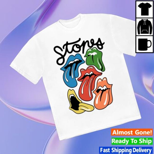 The Rolling Stones Shop Store Merch Multi Tongue T-Shirt