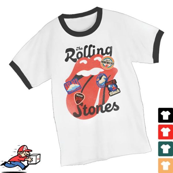 The Rolling Stones Shop Store Merch Stickered Tongue Ringer