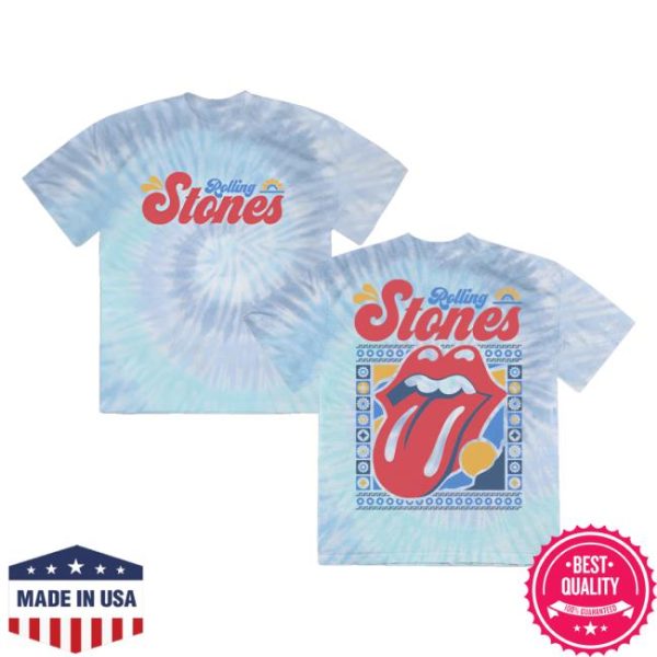 The Rolling Stones Shop Store Merch Tie Dye Summer T-Shirt