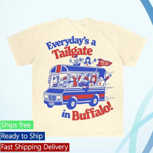 Bflo Store Merch Shop Everyday’s A Tailgate In Buffalo Natural T-Shirt