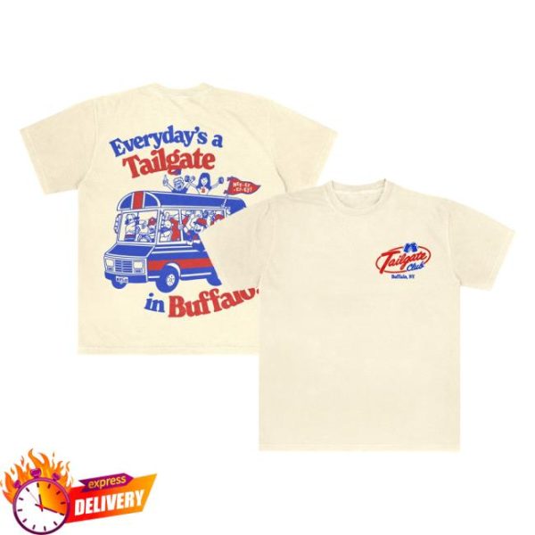 Bflo Store Merch Shop Everyday’s A Tailgate In Buffalo Natural T-Shirt