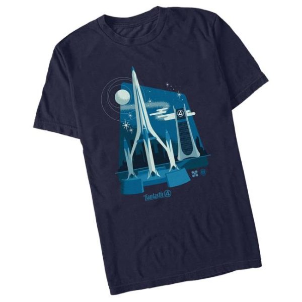 Cinemark Shop Store Merch The Fantastic Four First Steps Baxter Building T-Shirt