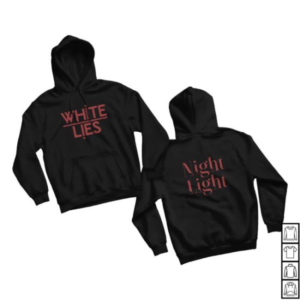 White Lies Merch Store Shop Night Light Hoodie