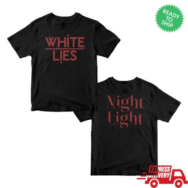 White Lies Merch Store Shop Night Light Tee
