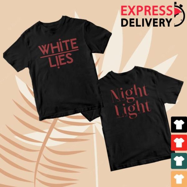 White Lies Merch Store Shop Night Light Tee