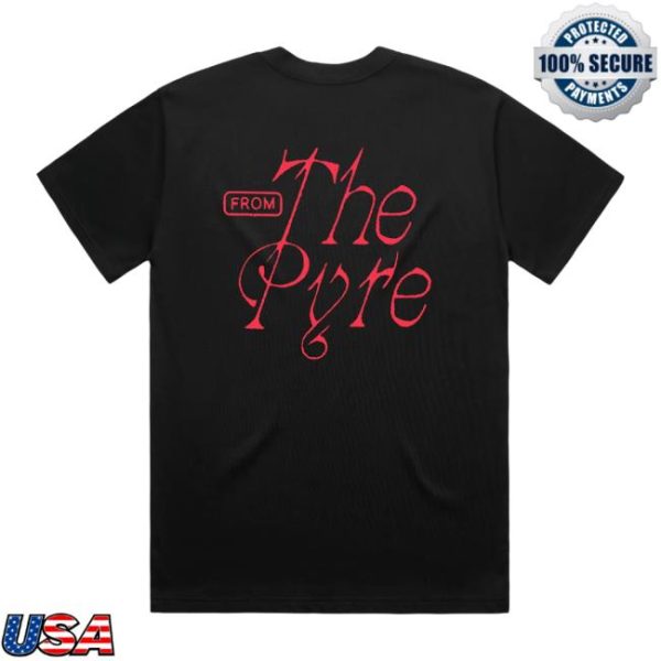 The Last Dinner Party Store Merch From The Pyre Black Logo T-Shirt