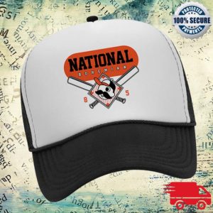 National Bohemian Store Merch World Famous Black White Trucker Hat