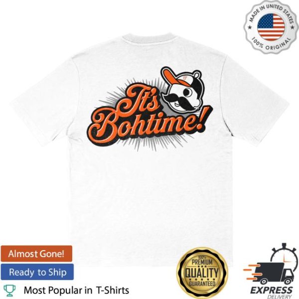 National Bohemian Store Merch Bohtime White Tee