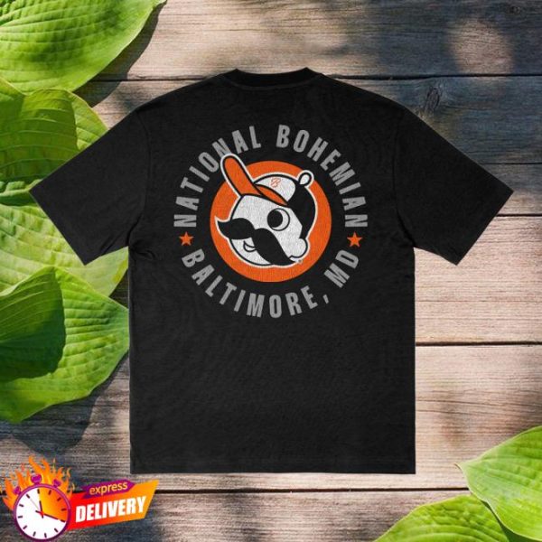 National Bohemian Store Merch Classic Black Tee