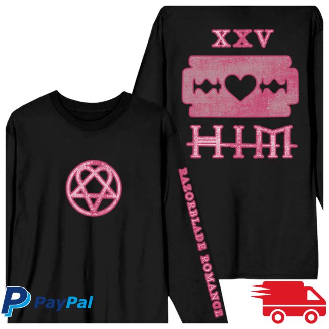 kenny heartagram store merch razorblade romance longsleeve tee sd