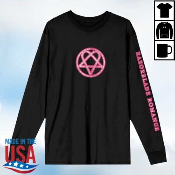 Heartagram Store Merch Razorblade Romance Longsleeve Tee