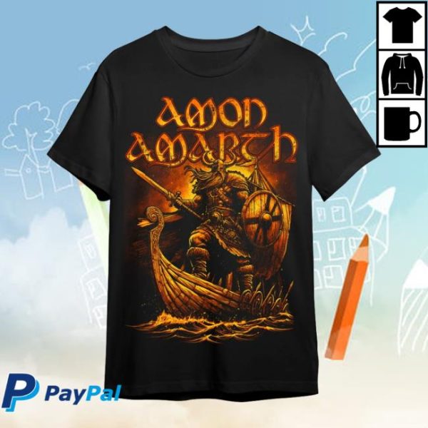 Amon Amarth Store Merch Amon Amarth We Are Vikings T-Shirt