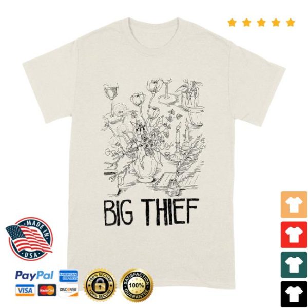 Big Thief Store Merch Flowers & Candles T-Shirt