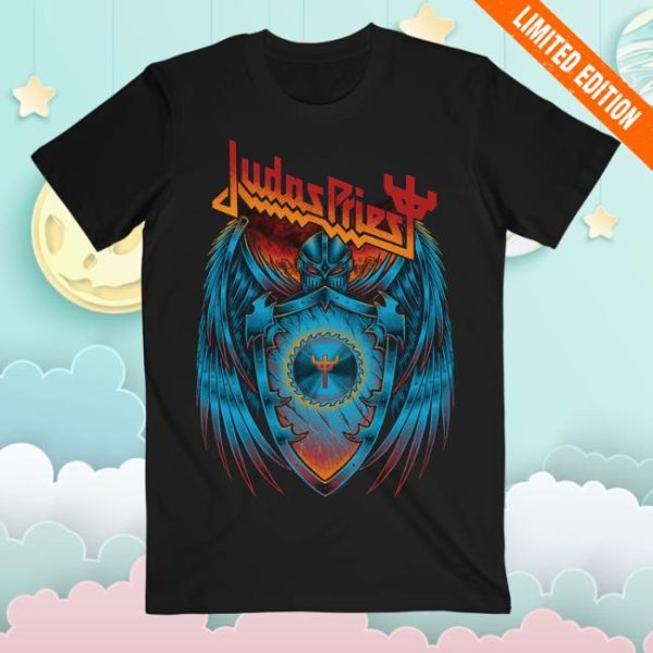 Judas Priest Store Merch Shield Wings Tour Tee