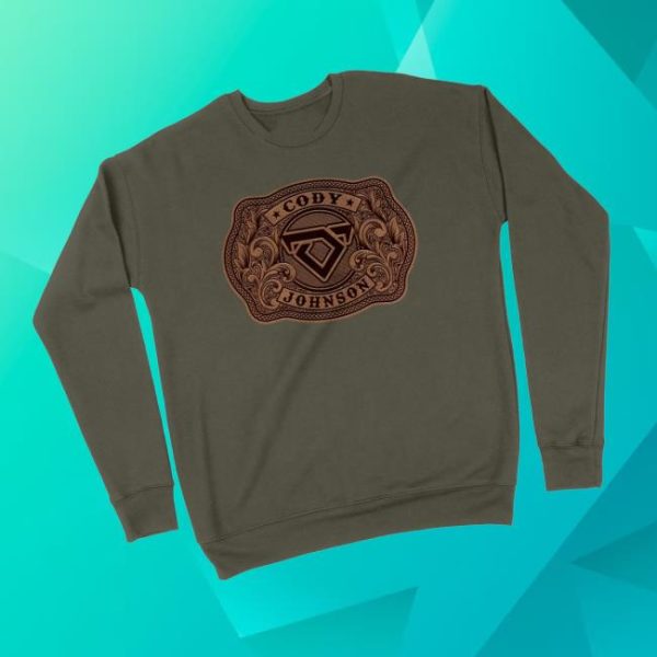 Cody Johnson Store Merch Leather Buckle Sweatshirt