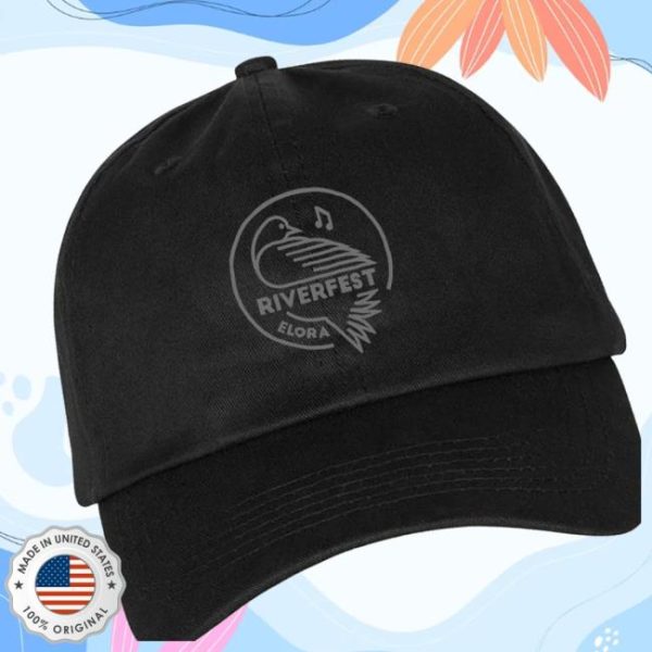 Dine Alone Store Merch Riverfest Elora Bird Logo Dad Hat