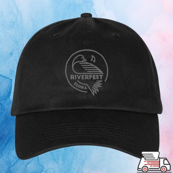 Dine Alone Store Merch Riverfest Elora Bird Logo Dad Hat