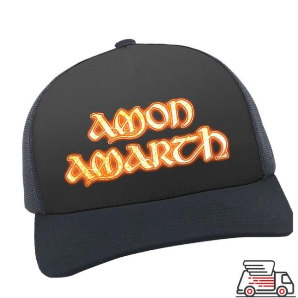 Amon Amarth Store Merch Logo Trucker Hat