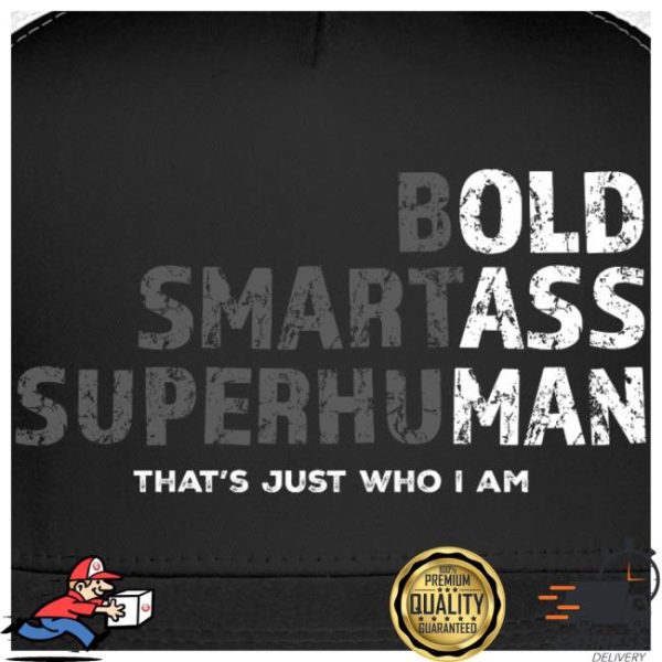 Funnymule Store Merch Bold Smartass Superhuman Hat