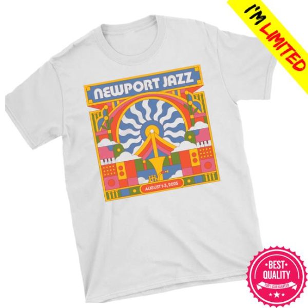Newport Festivals Store Merch Newport Jazz 2025 Official T-Shirt