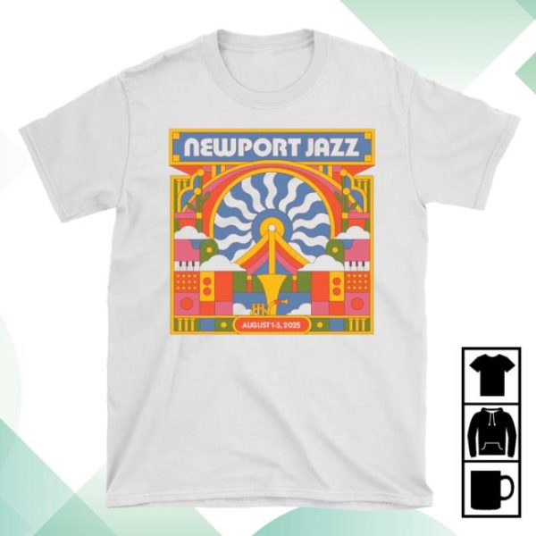 Newport Festivals Store Merch Newport Jazz 2025 Official T-Shirt