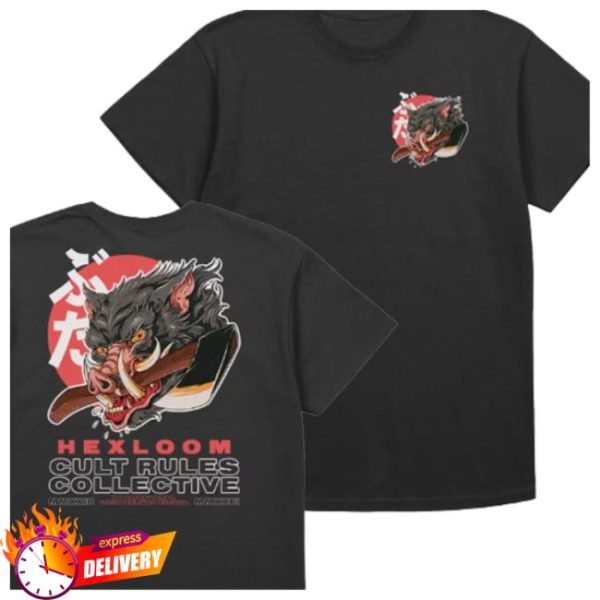 Hexloom Store Merch Hog Shirt Black Shirt