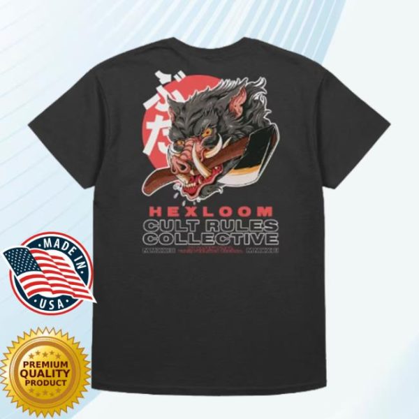 Hexloom Store Merch Hog Shirt Black Shirt