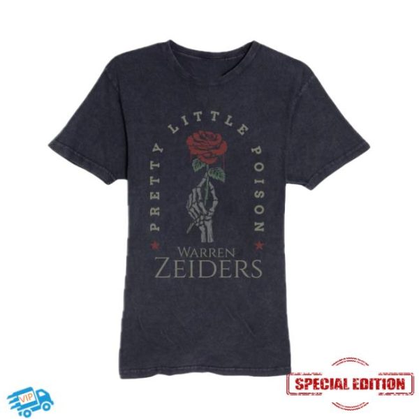Warren Zeiders Store Merch New Vintage Black Pretty Little Poison T-Shirt