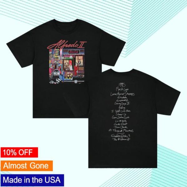 Freddie Gibbs Merch Store Shop Alfredo Ii Tracklist Tee