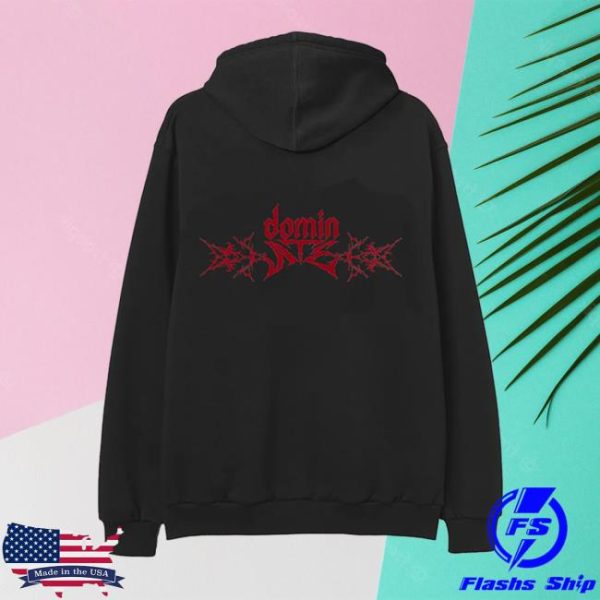 Stray Kids Store Merch Dominate Tour Black Zip-Up Hoodie