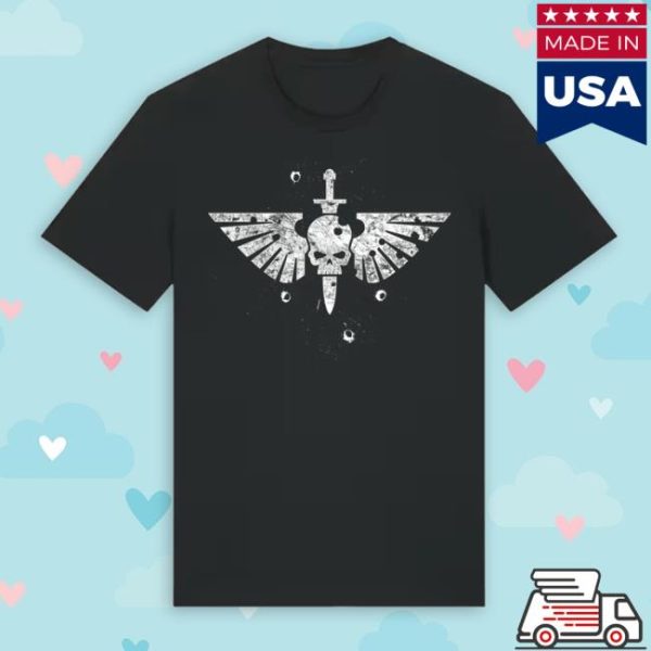 Warhammer Store Merch Adeptus Astartes Battleworn Insignia T Shirt