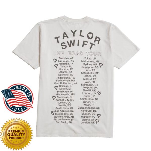 Taylor Swift Store Merch The Eras Tour Photo Oversized T-Shirt