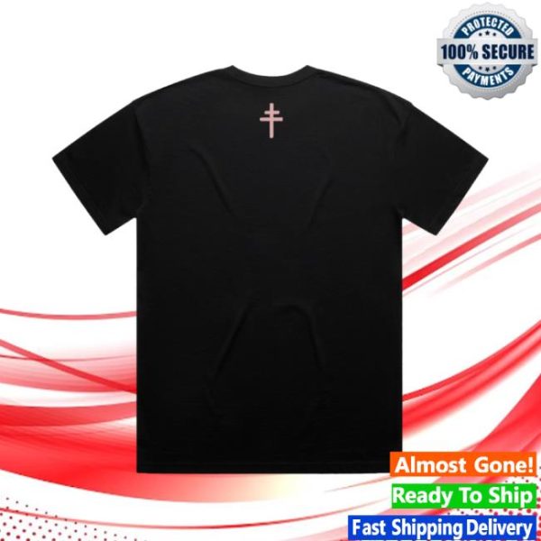 Presidentband Store Merch Dusty Pink Icon Black Tee