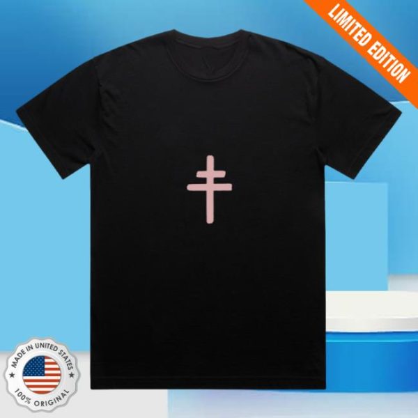 Presidentband Store Merch Dusty Pink Icon Black Tee