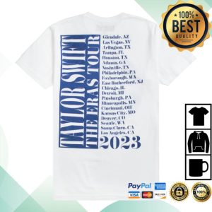 Taylor Swift Store Merch The Eras Tour Midnights Album T-Shirt