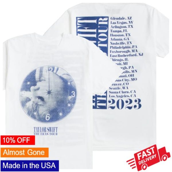 Taylor Swift Store Merch The Eras Tour Midnights Album T-Shirt